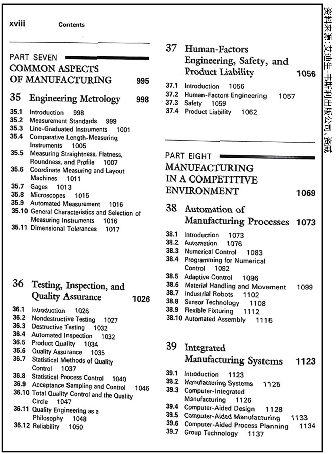 Manufacturing Engineering and Technology, Serope Kalpakjian